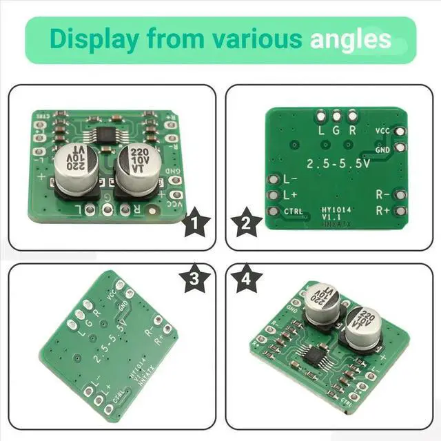 Main image of Headphone Amplifier Board 150 MW Audio Differential Balanced TPA6112 & SGM4812 HIFI Amp Module Speaker Module