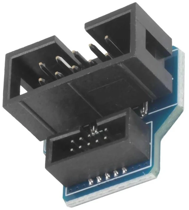 Alt view image 2 of 3 - SWD JTAG Interface Adapter Board, 10Pin 2.54mm to 1.27mm Pitch Converter for Programming & Debugging
