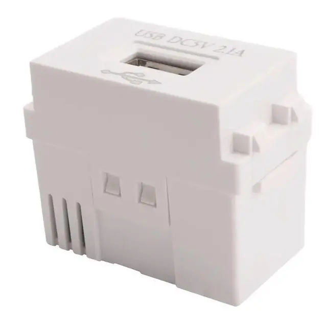 Alt view image 2 of 3 - Mobile Phone Charging Panel USB Power Module 220V Socket 5V Transformer 2.1A USB Charging Power Socket Switching Adapter