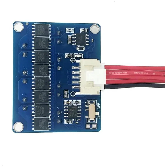 Alt view image 2 of 3 - 4S 6A Active Equalizer Lifepo4 Li-Ion Balancer Transfer Balance Board F/ 4 Strings 12V Protection