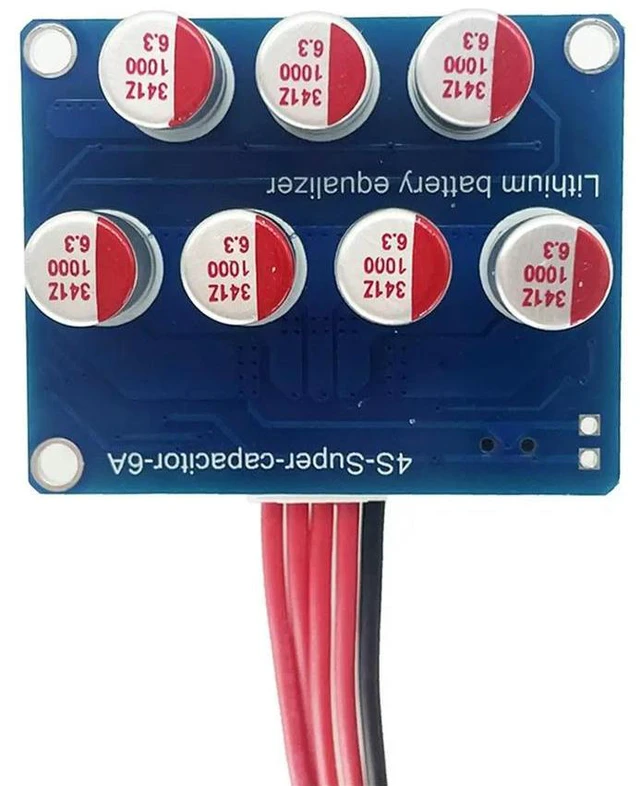 Alt view image 3 of 3 - 4S 6A Active Equalizer Lifepo4 Li-Ion Balancer Transfer Balance Board F/ 4 Strings 12V Protection