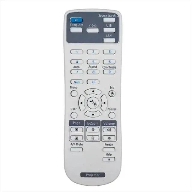 Alt view image 3 of 3 - For Projector Projektor Remote Control Replacement for EB Series Projector (2181788)