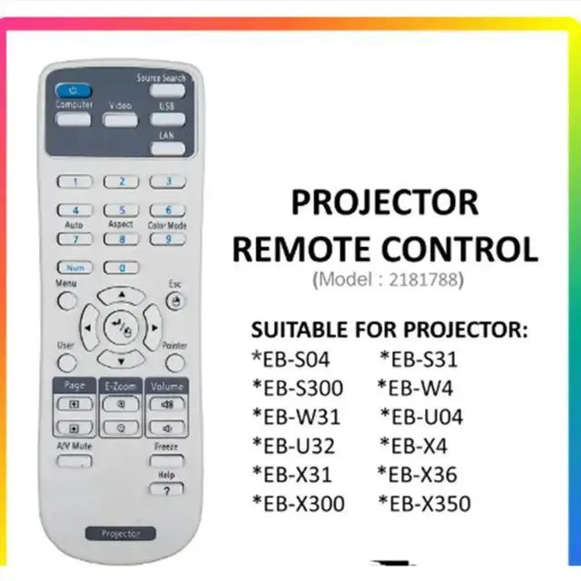 Main image of For Projector Projektor Remote Control Replacement for EB Series Projector (2181788)