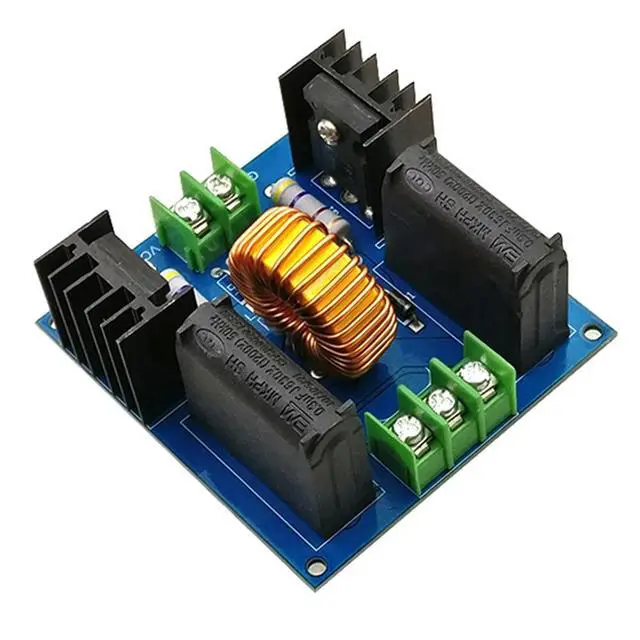 Alt view image 3 of 3 - ZVS Tesla Coil Generator DC 12V 30V 20A 1000W High Voltage Drive Board Power Boost Induction Heating Belt High Voltage Package