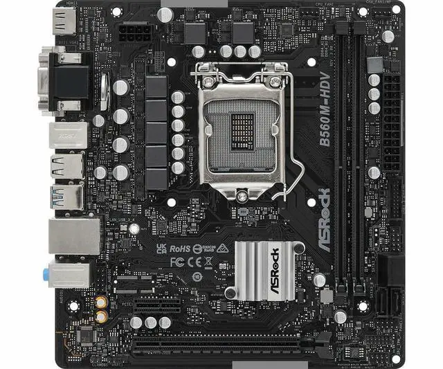 Alt view image 2 of 3 - B560M-HDV R3.0 Motherboard B560 LGA1200 DDR4 64GB Micro ATX Support I7-11700 I3-10325 I3-10105 I5-10600 CPU