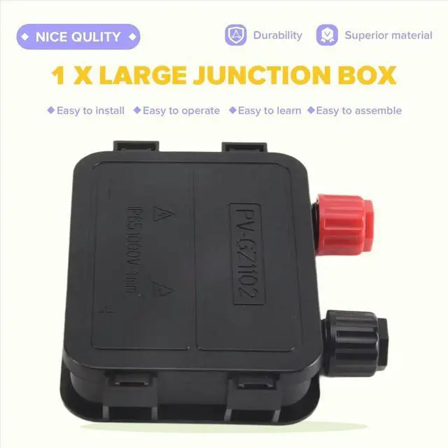 Main image of Photovoltaic Solar Panel Panel Junction Box 60-1500W Waterproof IP67 for Photovoltaic Solar System Connector Accessories