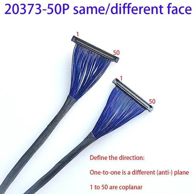 Main image of Distance between I-PEX20373-50P coaxial line and the high-speed monitoring connecting line of different-plane camera is 0.4 mm