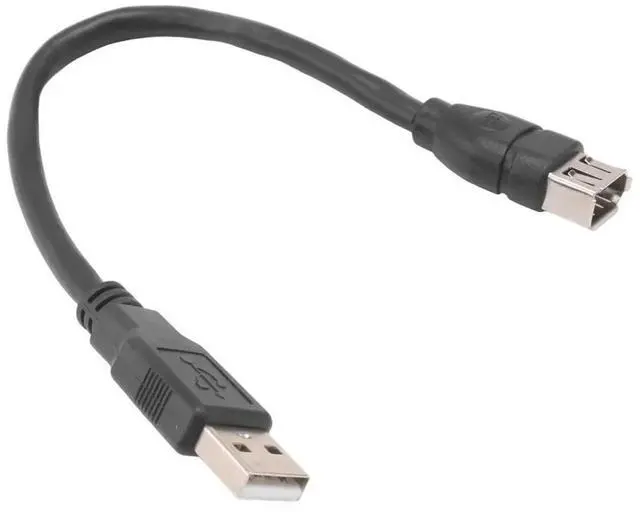Alt view image 2 of 3 - USB Adapter Cable Firewire IEEE 1394 6 Pin Female to USB 2.0 AM Adapter Cable Plug and Play for Digital Camera