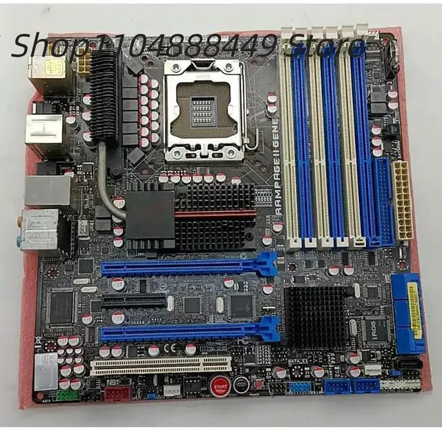 Main image of R2G RAMPAGE II GENE motherboard