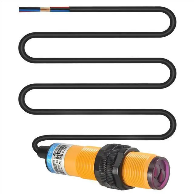 Alt view image 2 of 3 - DC 3 Wire 6-36V PNP IR Photoelectric Sensor Switch 30cm E18-B03P1