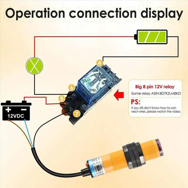 Main image of DC 3 Wire 6-36V PNP IR Photoelectric Sensor Switch 30cm E18-B03P1