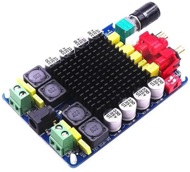 Main image of TDA7498 Class D 2X100W Dual Channel Audio Stereo Amplifier Board 80W + 80W Digital Amplifier Board Module