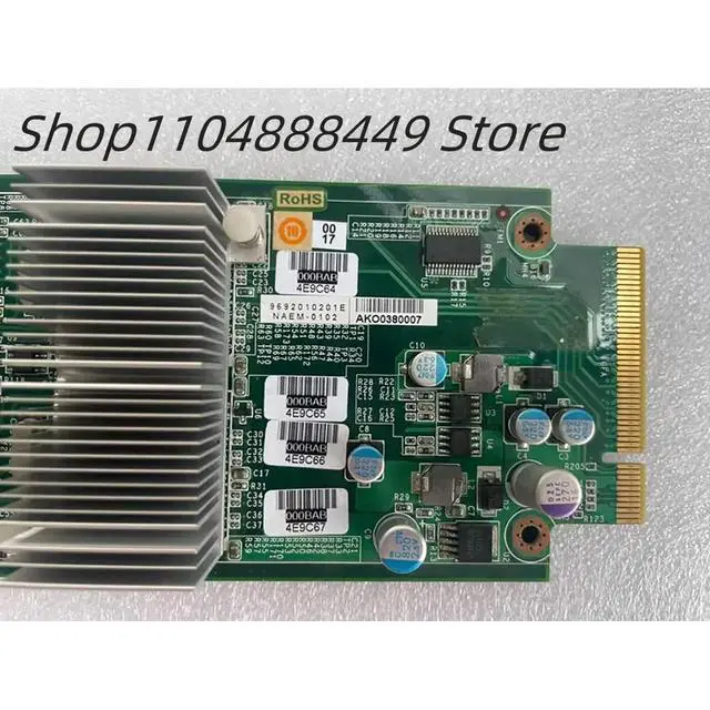 Alt view image 2 of 3 - 4 Optical Port 82576 Gigabit Network Card NAEM-0102-E NAEM-0102