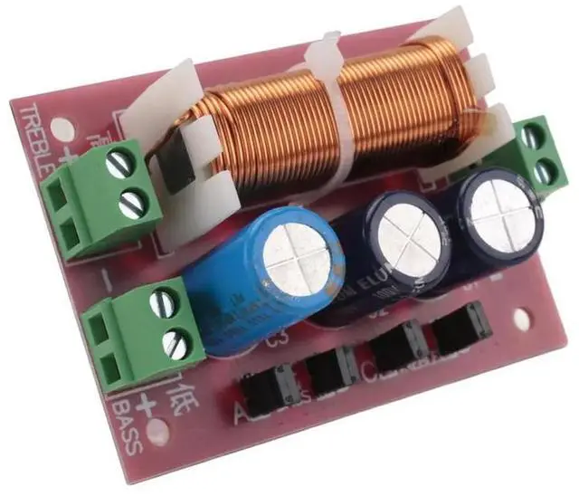 Main image of 400W Speaker Crossover 2 Way High-Low 4-16 Ohm Frequency Divider for Speaker