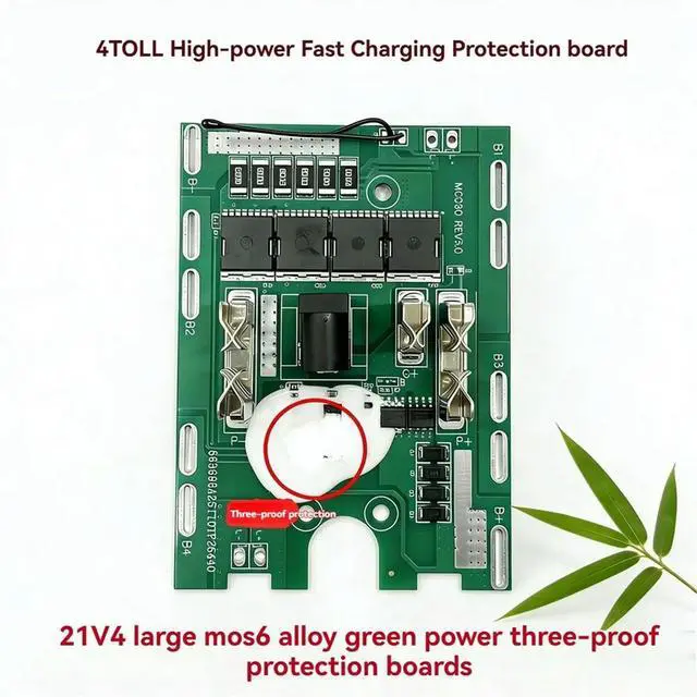 Alt view image 2 of 3 - For Makita Protection Board 21V 6A Fast Charging 180A Protection Board for Makita Power Tool