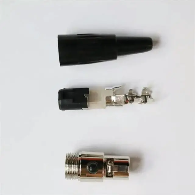 Alt view image 2 of 3 - 5Pcs TA4F Mini 4Pin XLR Connector Kit for Shure EV MiPro Microphones DIY Weld Spare Parts