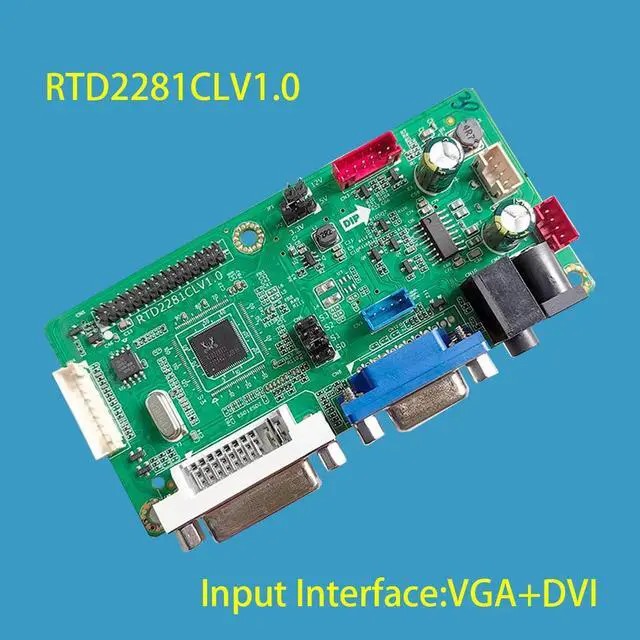 Alt view image 2 of 3 - RTD2281CLV1.0 Burn-in-Free drive LCD driver board DVI+VGA program-free PC board industrial control board