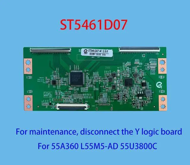 Main image of ST5461D07-7-C-6 LOGIC T CON Broken Y Logic Board Foor 55A360 L55M5-AD 55U3800C