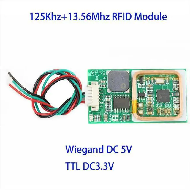 Main image of NFC RFID Module S50 13.56Mhz+125Khz UART TTL Output Access Control System for DIY KIT DC3.3V TTL Verison