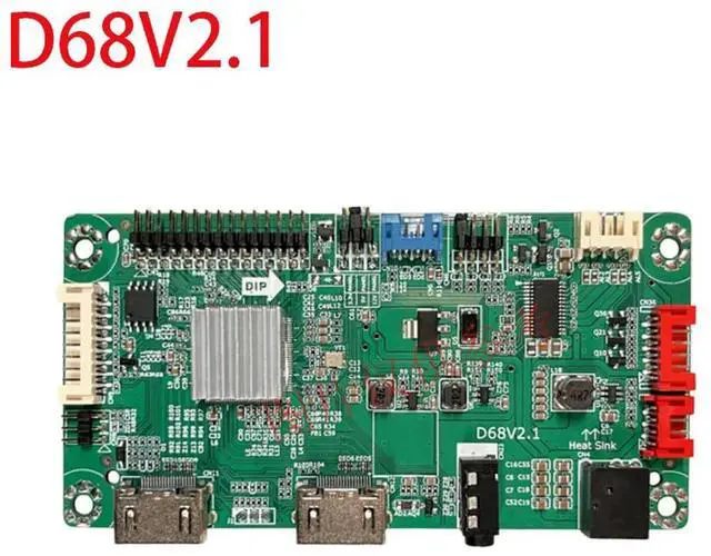 Main image of D68V2.1 Military Wide Temperature Driving Board Dual HDMI Input to LVDS Output Drive-Free