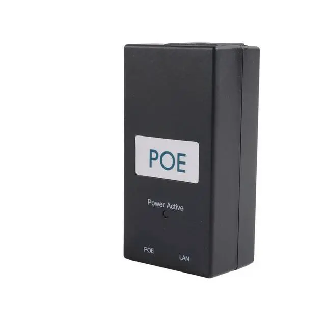 Alt view image 2 of 3 - 24V 0.5A Desktop POE Power Injector Ethernet Adapter Surveillance CCTV for IP Camera Power Supply