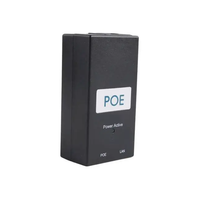 Alt view image 3 of 3 - 24V 0.5A Desktop POE Power Injector Ethernet Adapter Surveillance CCTV for IP Camera Power Supply