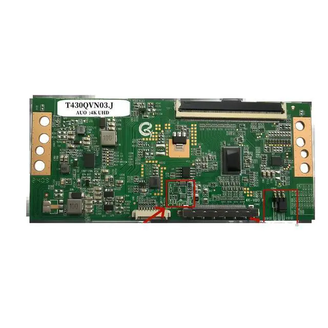 Alt view image 2 of 2 - ly upgraded AUO 4K logic board T430QVN03.J tcon single and double partition adjustment For decryption