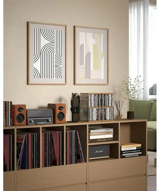 Main image of CD Holder Desk Rack, Cute Holds 30 CD Case, Cd Holder Stand, CD /Shelf/Tower/Stand Dollar, Fit for Theatre Room