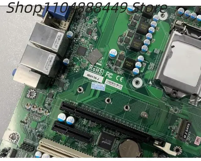 Alt view image 2 of 4 - MH110-J REV:1.0 Dual Gigabit Industrial Control Motherboard