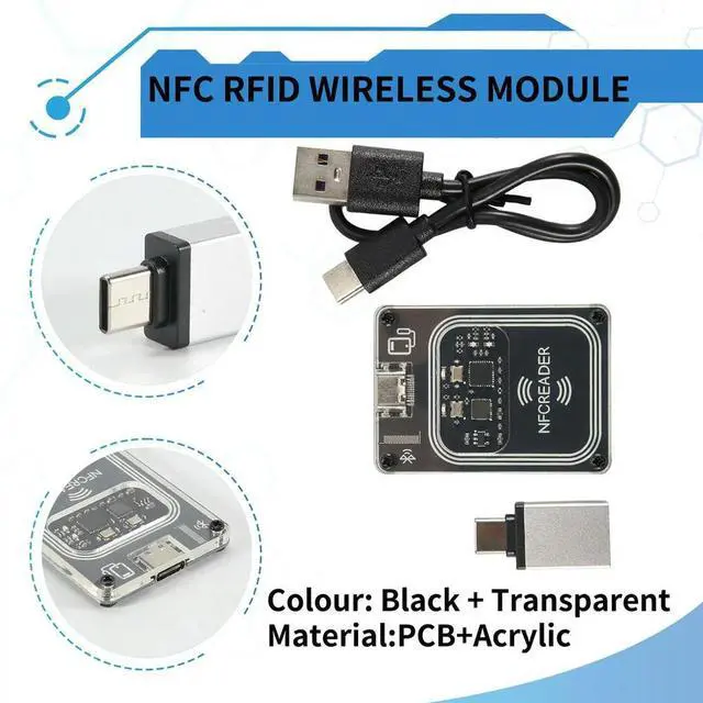 Main image of PCR532 NFC RFID Bluetooth Module IC Card Reader Writer RFID Emulator Minicopy with Type-C Interface