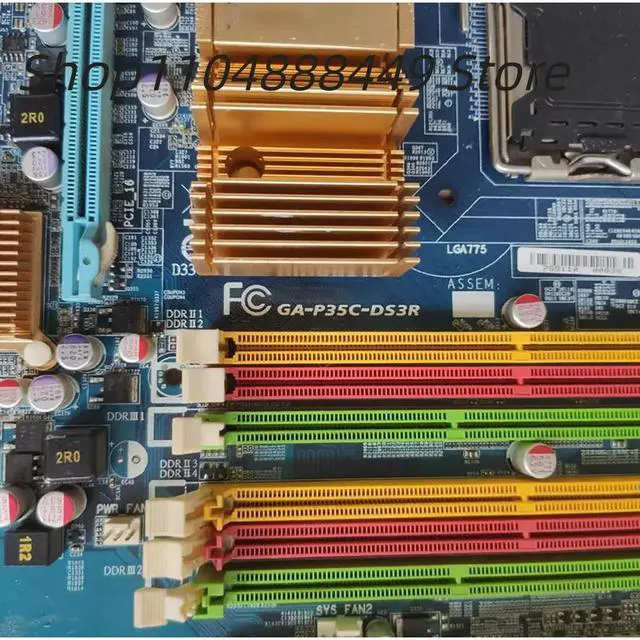 Alt view image 2 of 3 - GA-P35C-DS3R Industrial motherboard