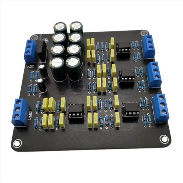 Alt view image 2 of 3 - NE5532 Speaker Crossover Filter Dual-Channel 2.0 Stereo High/Mid/Bass 3-Way DIY Speaker Amplifier Divider