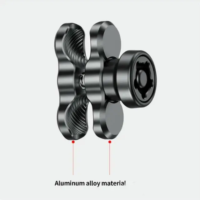 Main image of 6CM Aluminum Alloy Double Socket Arm Compatible with Mounts Ball Component Bike Motorcycle Phone Holder