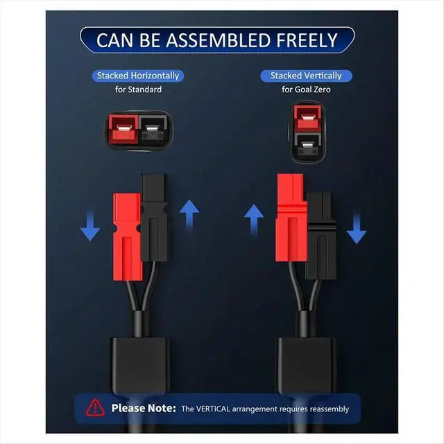 Alt view image 2 of 3 - 4-In-1 Solar Panel Connector Extension Cable Splitter for Connector DC Adapter Power Plug Female Conn