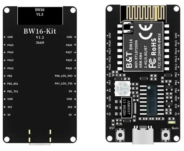 Main image of BW16-Kit Development Board RTL8720DN Dual-Band Wi-Fi Low-Power Bluetooth BLE Module Type-C Interface