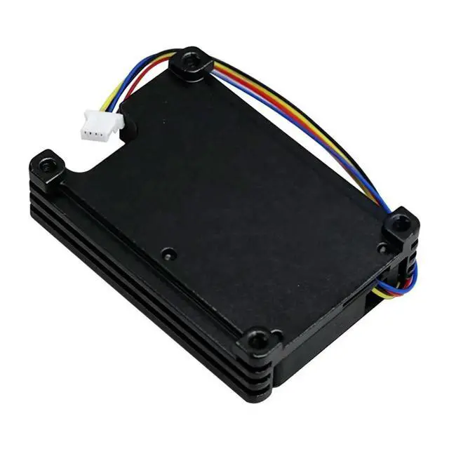 Alt view image 2 of 3 - For CM5 Heatsink Cooler Alumium for RPi CM4 Dedicated Heatsink with PWM Temperature-Controlled Fan