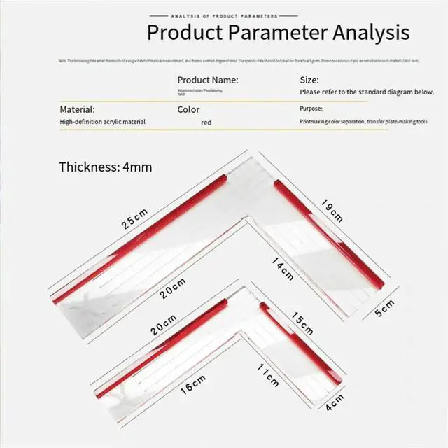 Main image of Gel Printing Plate Alignment Tool - Large Gel Plate Printing Placement Tool for Printmaking and Mixed Media Art Large
