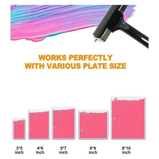 Alt view image 2 of 3 - Gel Printing Plate Alignment Tool - Large Gel Plate Printing Placement Tool for Printmaking and Mixed Media Art Large