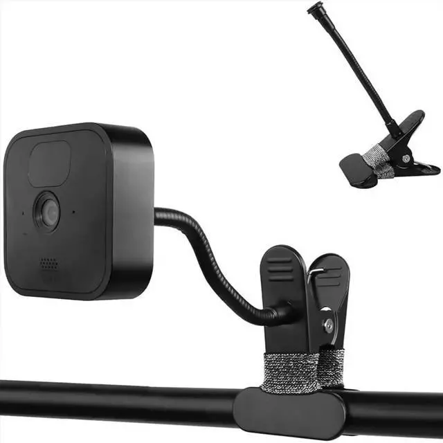 Alt view image 3 of 3 - Flexible Clip Clamp Mount for Blink XT/XT2 Camera, Outdoor Mini Ideal Clip to Cribs, Shelves, and Furniture