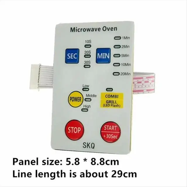Alt view image 2 of 3 - Universal Microwave Power Supply Control Board Repair Computer Microwave Oven Computer Board Membrane Keypad