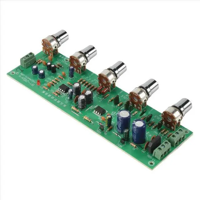 Alt view image 3 of 3 - 2.0 HIFI AN4558 Audio Preamplifier Bass Midrange Treble Balance Adjustable Audio Preamp Finished Board with Tone Control