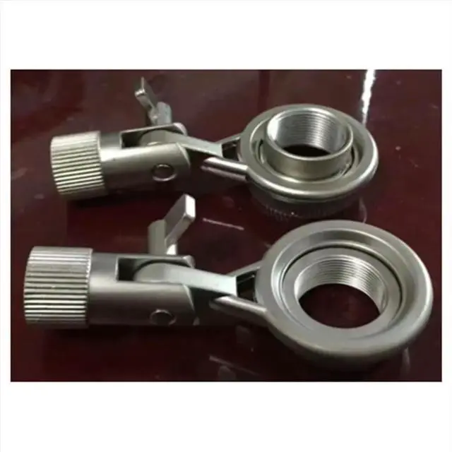 Main image of Silver l Mic Clip Microphone Shock Mount Bracket Simple Mic Stand Accessories Use Flexible Angle Adjustment Suitable