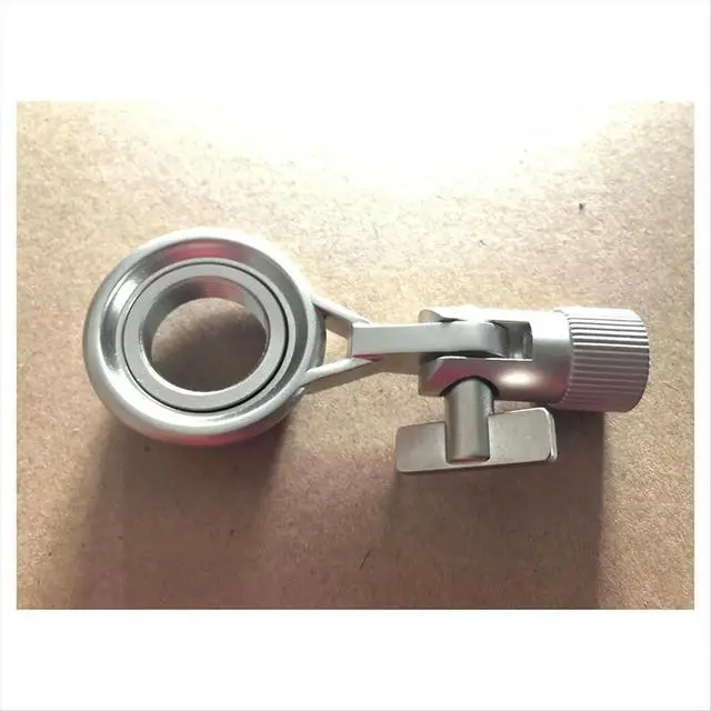 Alt view image 2 of 3 - Silver l Mic Clip Microphone Shock Mount Bracket Simple Mic Stand Accessories Use Flexible Angle Adjustment Suitable