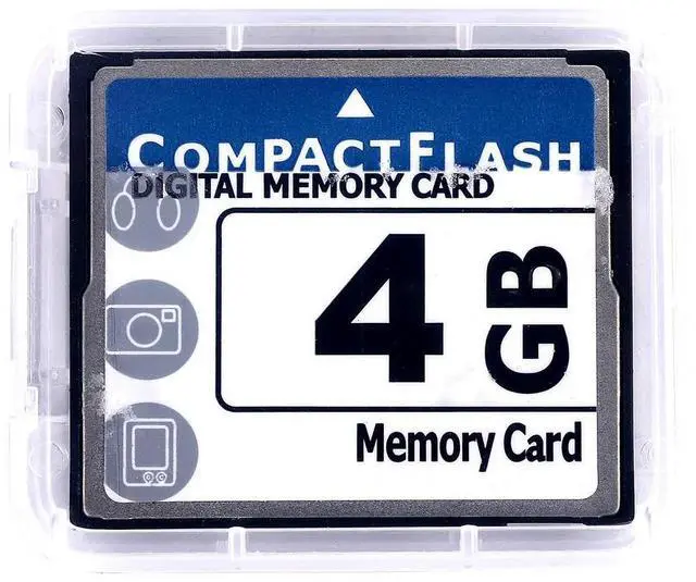 Main image of Professional 4GB Compact Flash Memory Card(White&Blue)