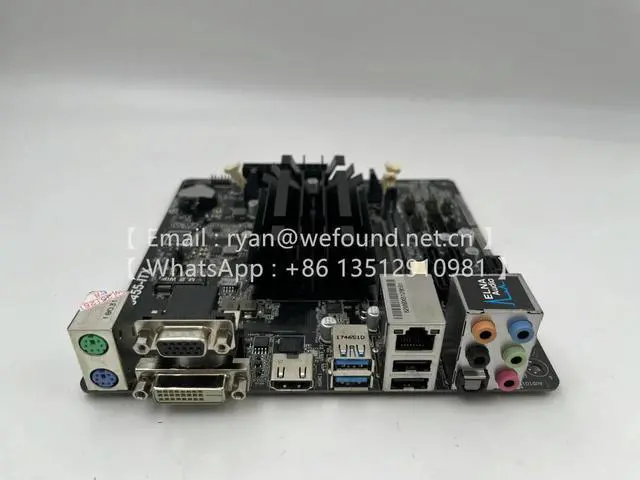 Alt view image 2 of 3 - J3455-ITX for Super Alloy ITX Motherboard , Quad-Core Processor J3455 DDR3/DDR3L 1866 SO-DIMM
