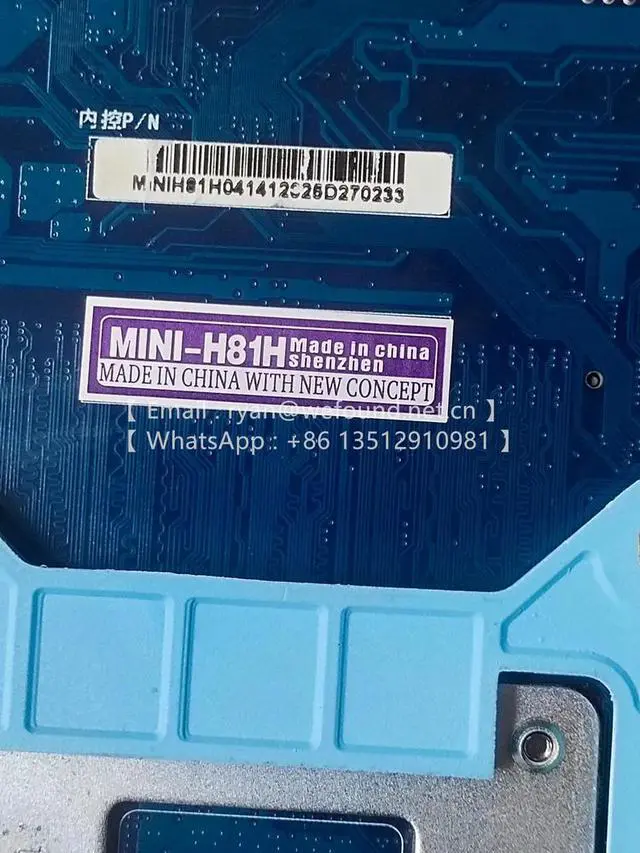 Alt view image 3 of 3 - MINI-H81H-MT MINIH81H H81H H81 motherboard