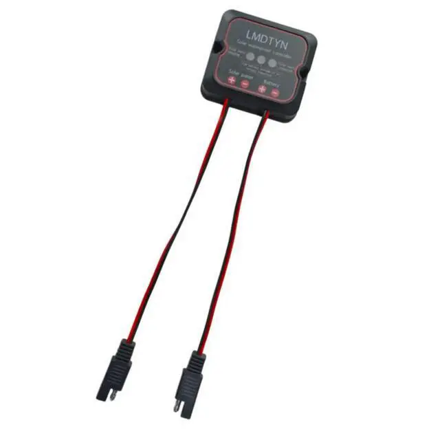 Alt view image 2 of 3 - Solar Charge Controller 10A 12V, Waterproof ligent Solar Panel Controller for AGM, Gel & Lithium Batteries
