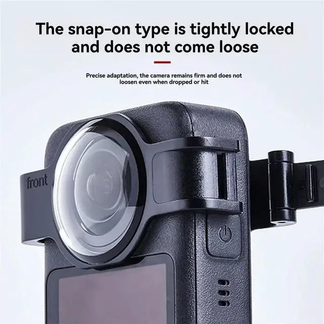 Alt view image 2 of 3 - For OSMO360 Snap-on Lens Protector Camera Protector Cover Anti-Scratch Lens Guards