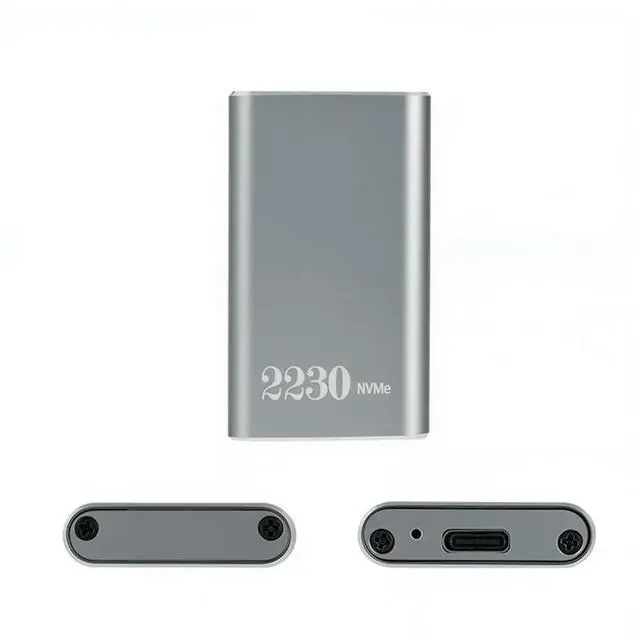Main image of M.2 NVMe SSD Enclosure - Aluminum Type C 3.2 Gen2 10Gbps SSD Case M.2 NVMe External Case for 2230 SSD