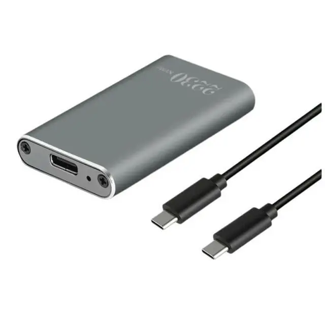 Alt view image 3 of 3 - M.2 NVMe SSD Enclosure - Aluminum Type C 3.2 Gen2 10Gbps SSD Case M.2 NVMe External Case for 2230 SSD